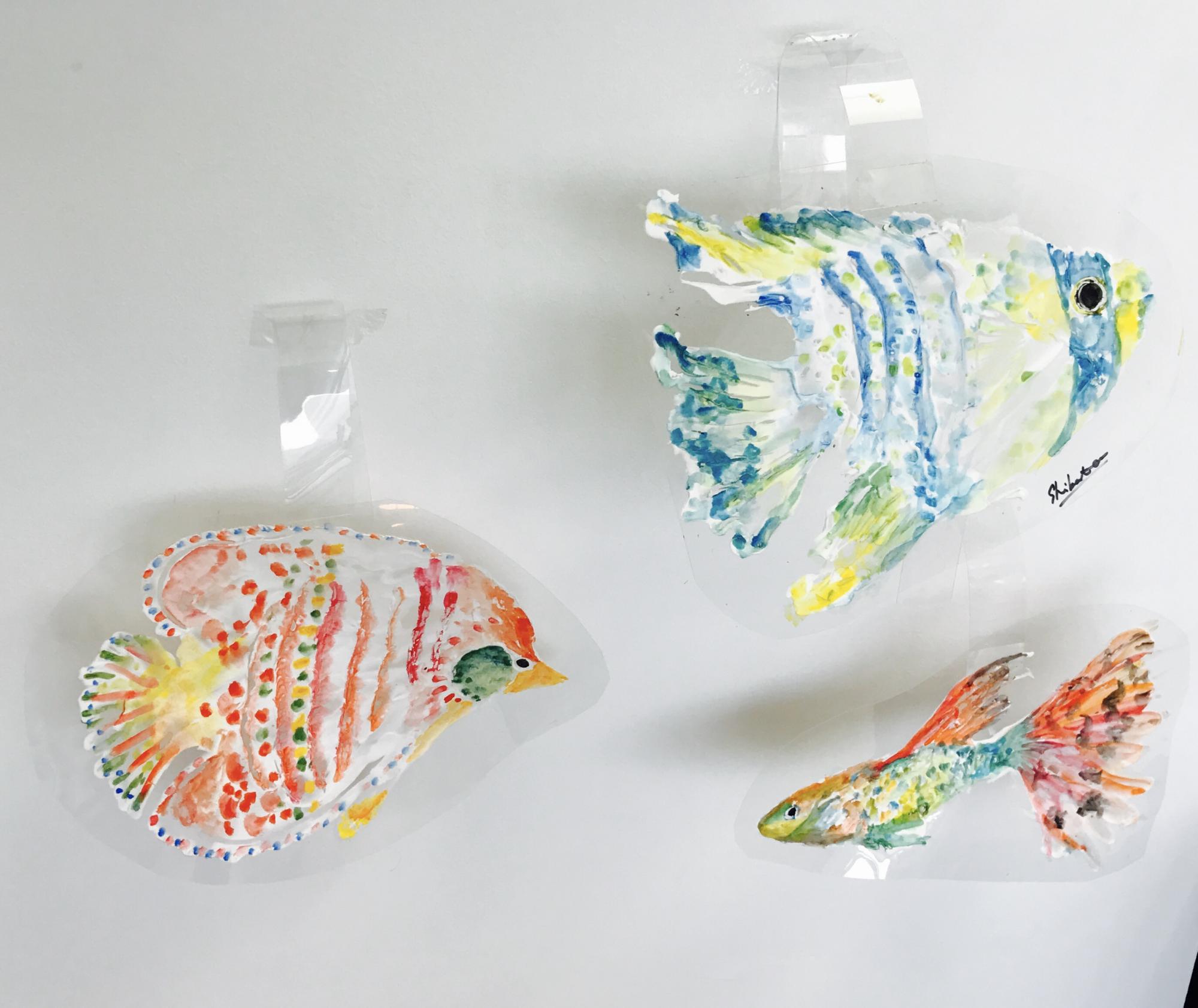 一日体験教室「アート ゆれる熱帯魚 を作ろう」Atelier Shine