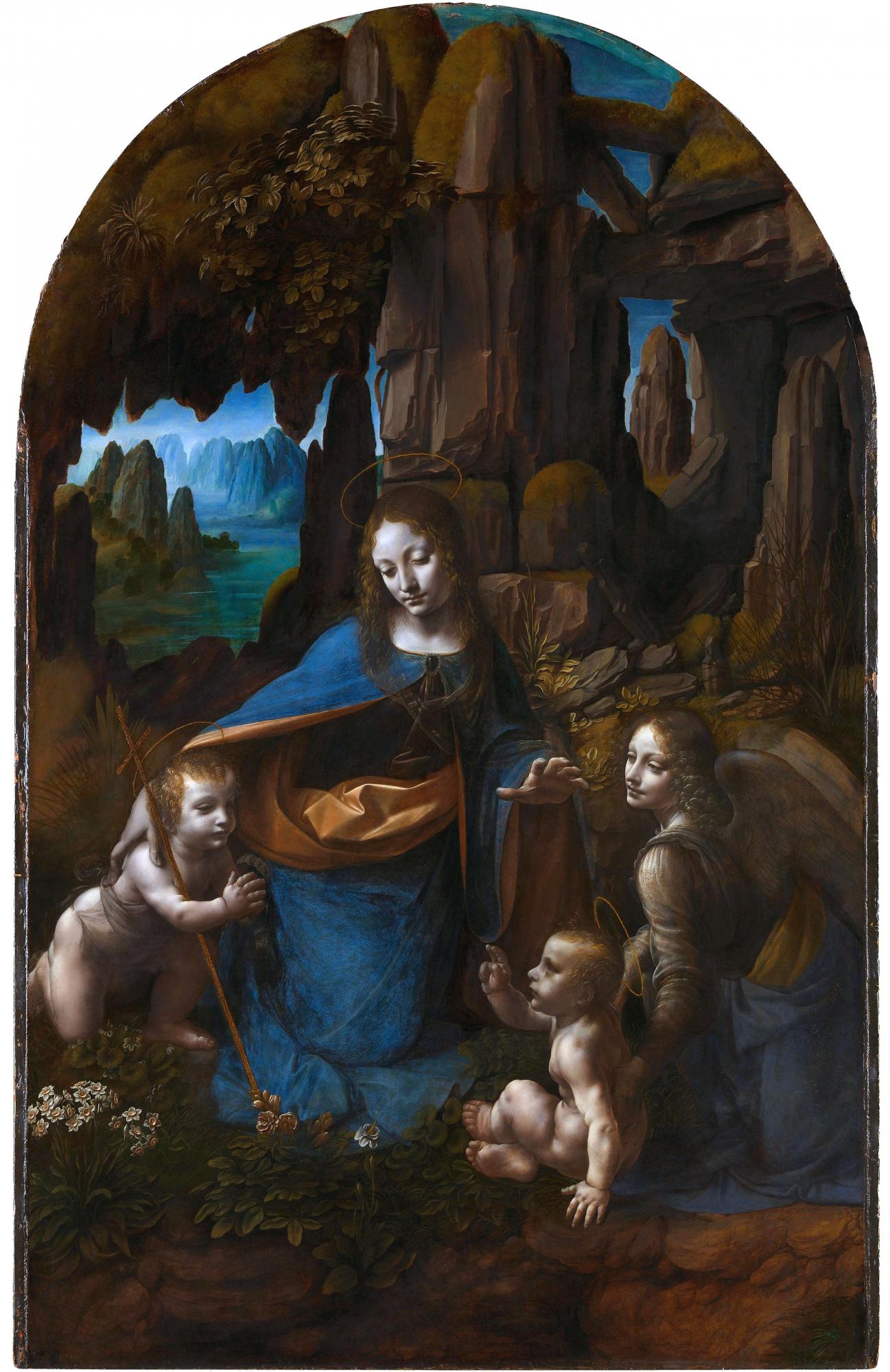 レオナルド・ダ・ヴィンチ『岩窟の聖母』／1491～1508年頃／ナショナル・ギャラリー、ロンドン