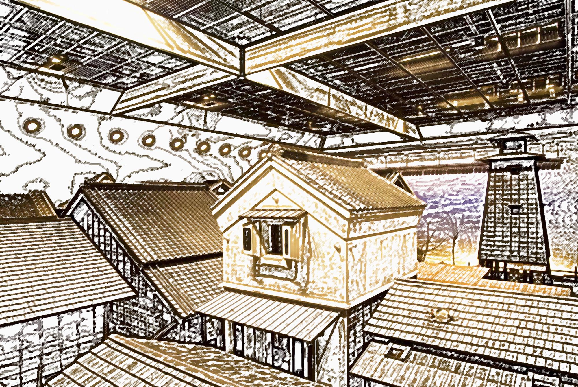 江戸の町を描こう！